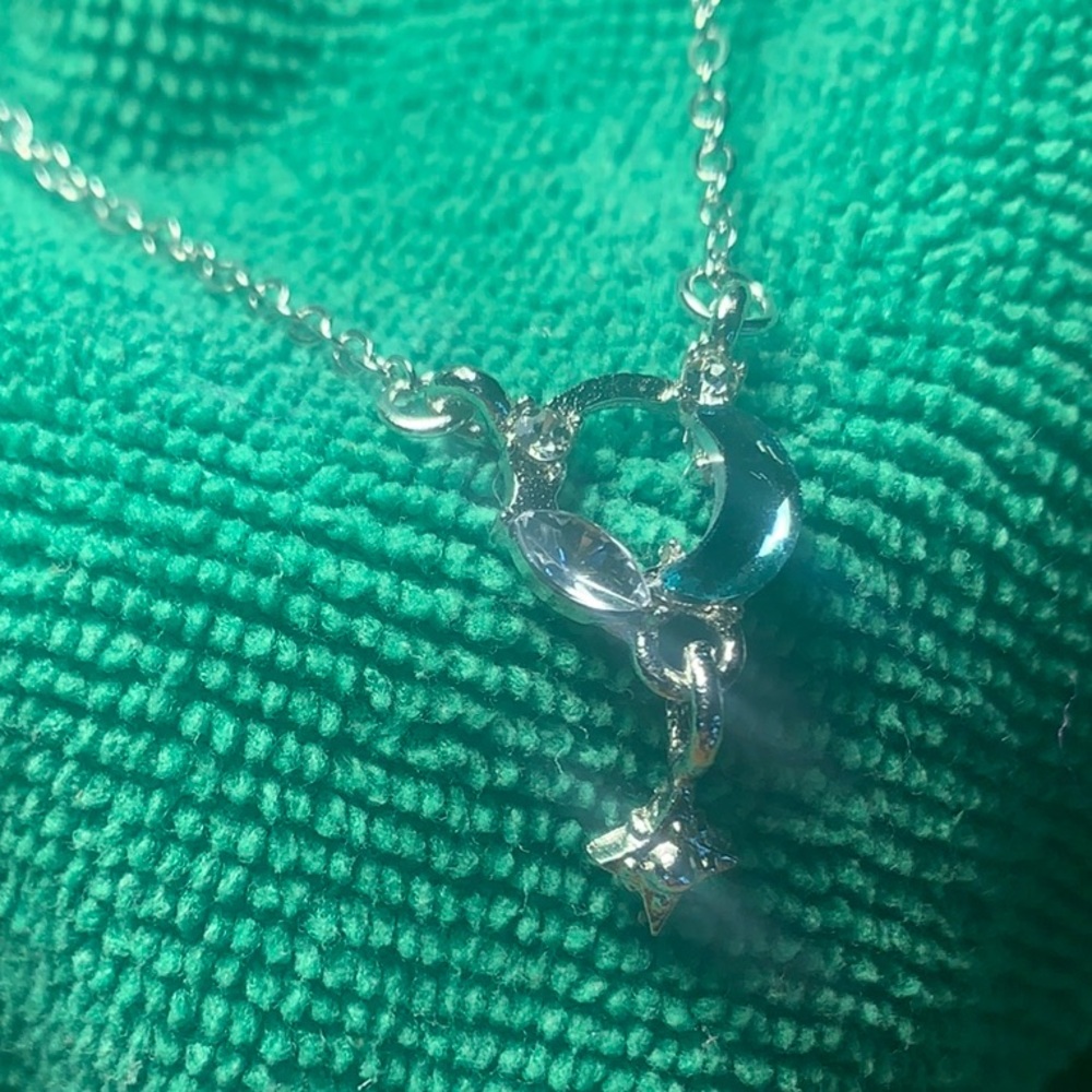 Silver Heart Pendant Necklace Elegant Jewelry